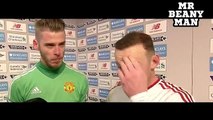 Liverpool 0-1 Manchester United - Wayne Rooney & David de Gea Post Match Interview