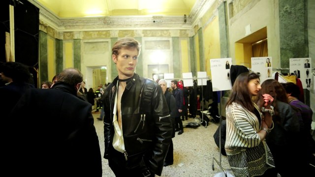 Défilé mode masculine Costume National Automne-Hiver 2016-17 à Milan