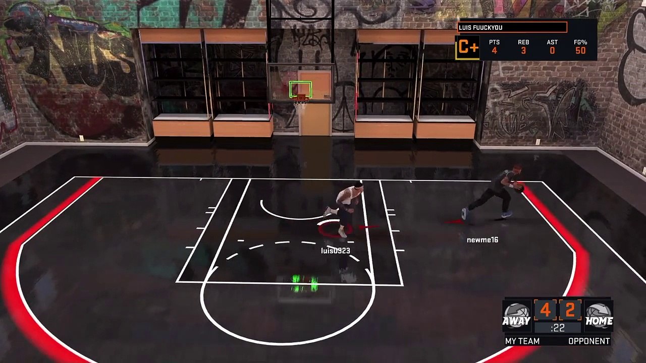 CrashyGaming1 NBA2k16 1 on 1 V.1