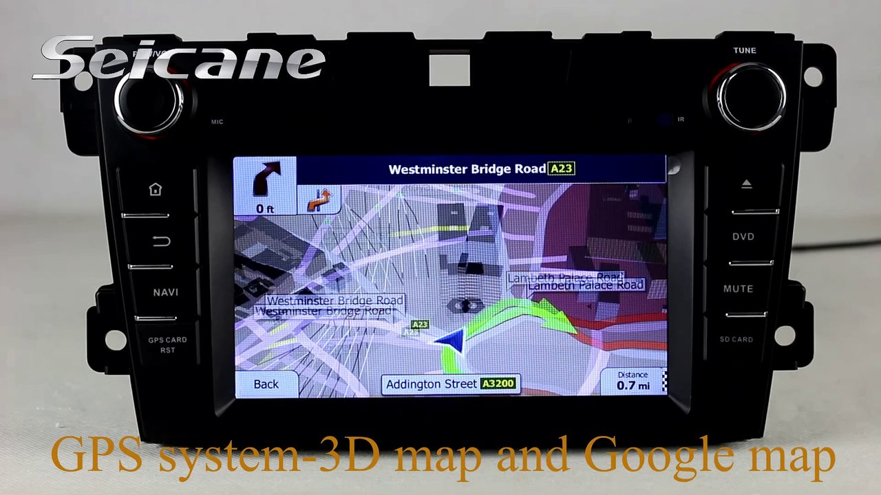2007 2008-2014 Mazda CX-7 cd player audio system with touch screen and 3g WiFi Mirror Link airplay