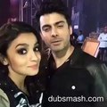 Fawad Khan's Dubsmash With Alia Bhatt