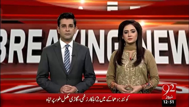 Breaking News – Imran Khan Driving krty huy Peshawar ponch gaye - 18 Jan 16 - 92 News HD