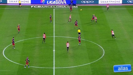 Sergio Busquets 2 diagonals Athletic