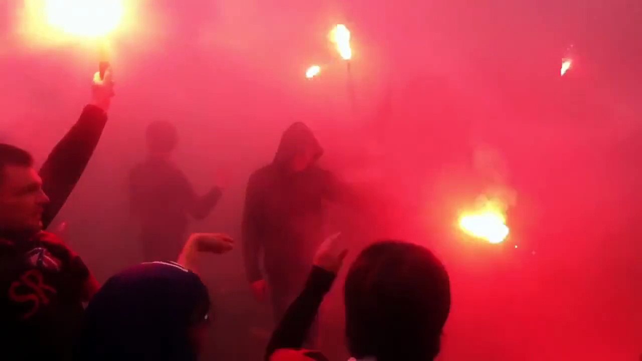 Craquage Fumigenes Nantes - Rennes Part 1