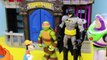 Mickey Mouse Policeman with Batman and Buzz Lightyear with Ninja Turtles Order Pizza from