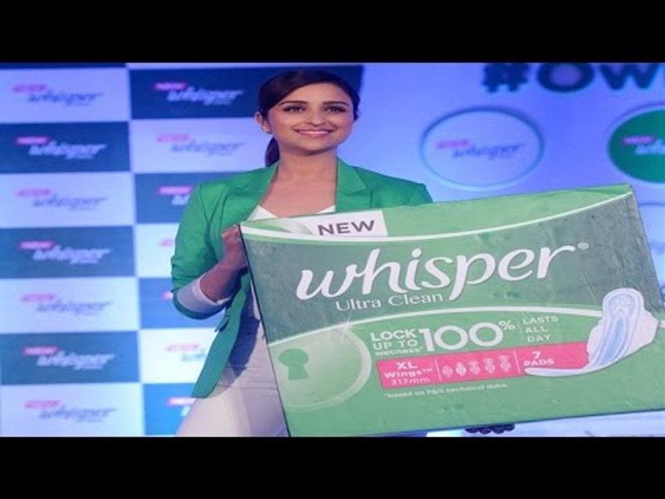 Parineeti Chopra - Whisper Ultra Launch