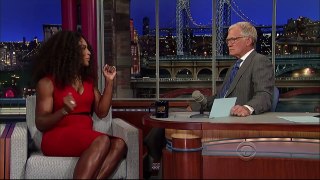 Serena Williams on Late Show With David Letterman