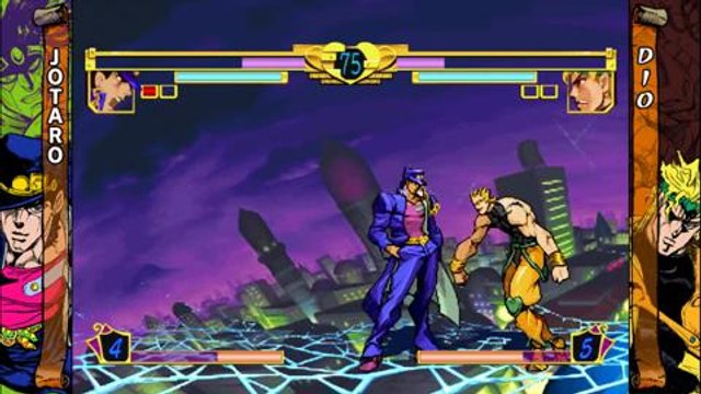 Jotaro vs Dio en Jojo's Bizarre Adventure HD, en HobbyConsolas.com