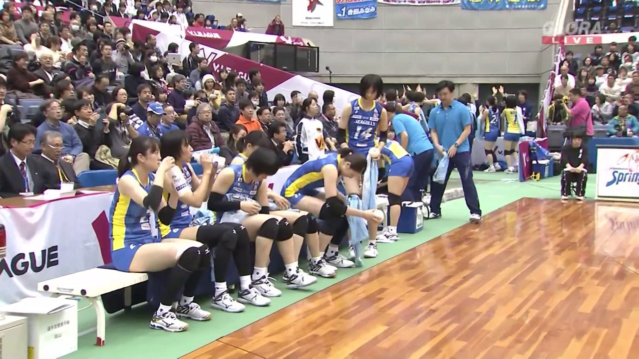 160117 岡山 vs 日立 第1セット Hitachi vs Seagulls 1st