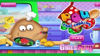 Kids Games Online    Pou Real Cooking