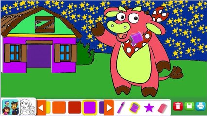 Dora The Explorer colouring game    games for girls