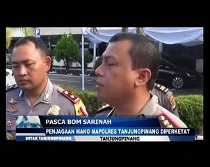 Penjagaan Mapolres Tanjungpinang Diperketat