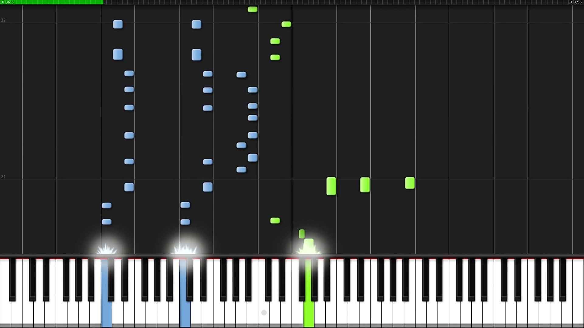 Again - Fullmetal Alchemist Brotherhood (Opening 1) [Piano Tutorial]  (Synthesia) - video Dailymotion