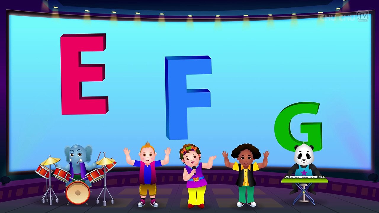 ABCD Alphabet Song - Nursery Rhymes Karaoke Songs For Children   ChuChu TV Rock  n  Roll