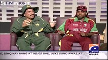 Chris Gayle vs Javed Miandad  (Khabarnaak funny segment)