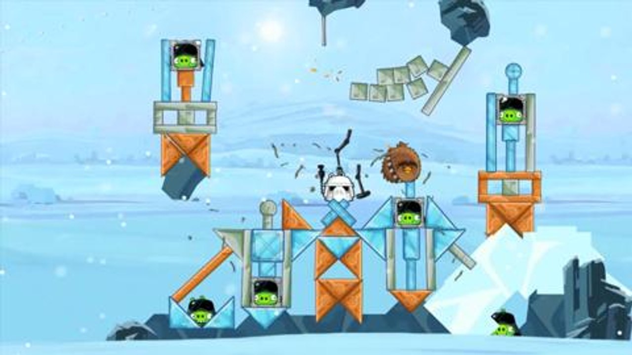 Gameplay de Angry Birds Star Wars en consolas,...