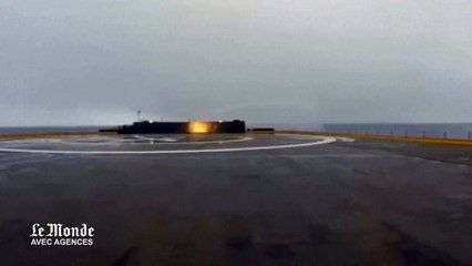 SpaceX échoue à poser le premier étage de sa fusée sur une barge dans le Pacifique