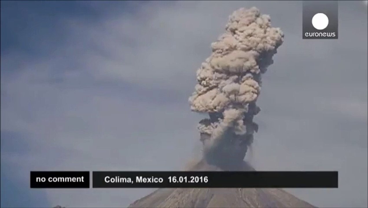 COLIMA_MEXICO VOLCANO ERUPTION
