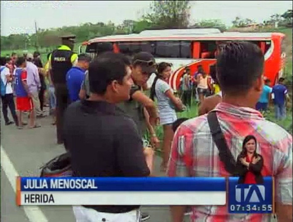 Accidente en la vía Guayaquil - Pedro Carbo deja dos muertos