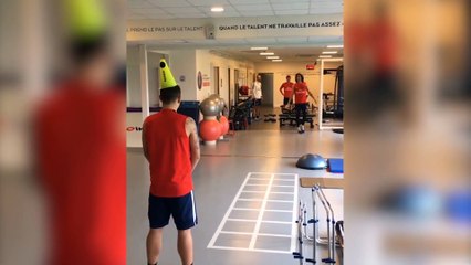 PSG : Cavani vs. Verratti au jeu des plots