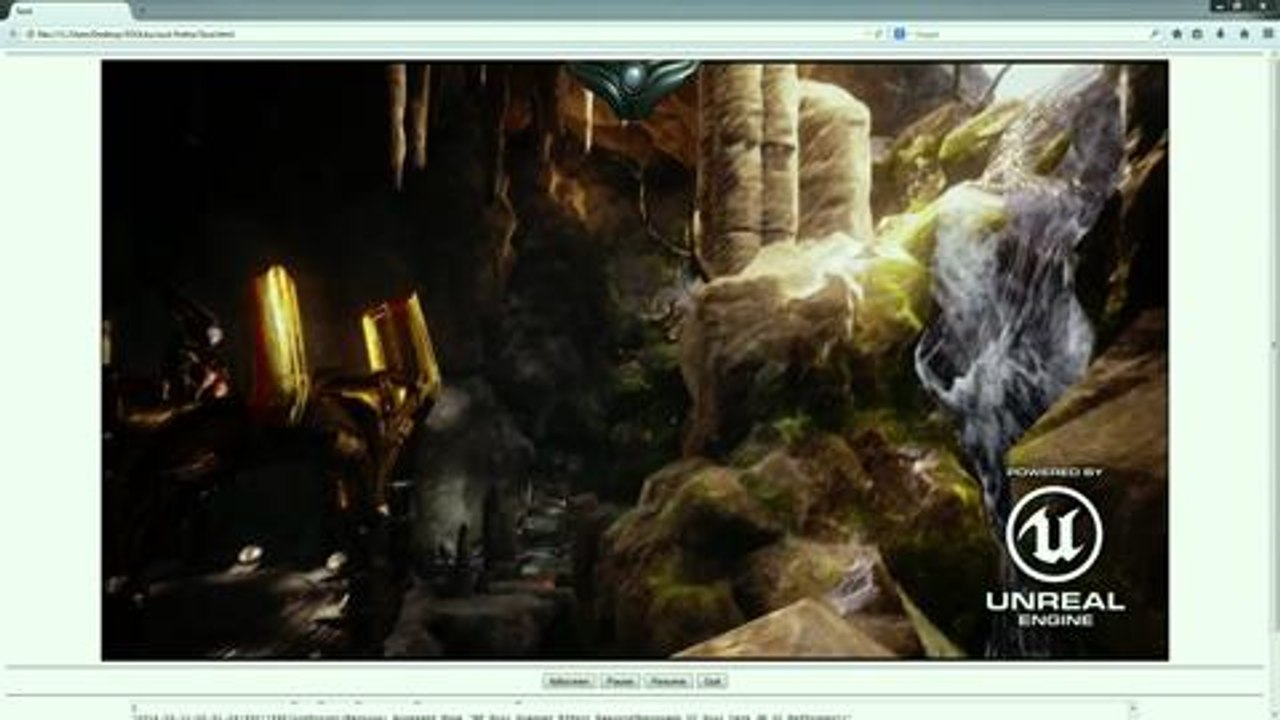 First Glimpse of Epic's Unreal Engine 4 Running in Firefox