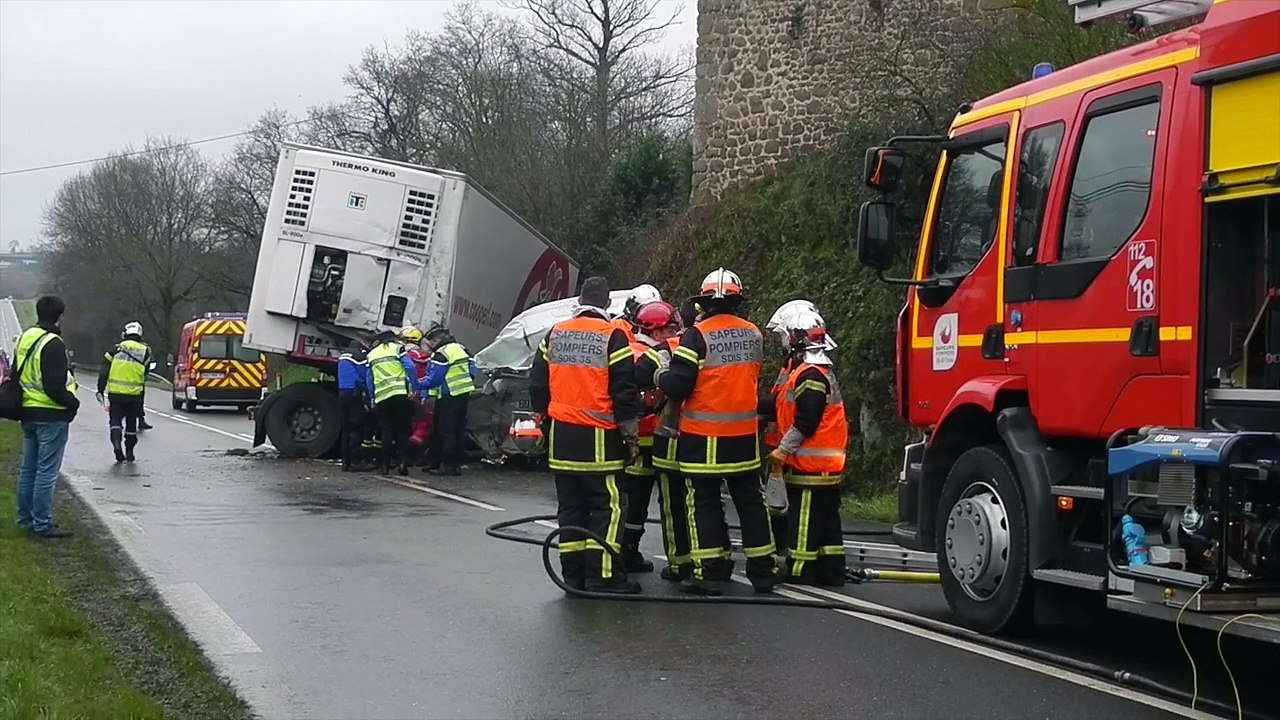 Accident camion