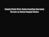 Read Supply Chain Risk: Understanding Emerging Threats to Global Supply Chains Ebook Free