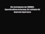 Die Instrumente der HERMES-Exportkreditversicherung: Ein Leitfaden für deutsche Exporteure