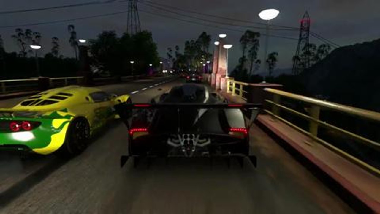 DRIVECLUB racing from dusk till dark in India - Pagani Zonda R - PS4 gameplay (HQ 1080p)