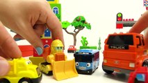 Мультики про машинки: Автобус Тайо! Рабочие машины. Игрушки из мультфильма 타요 꼬마버스 와 친구들