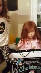 Parents offer black dolls to their daughters