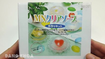 Tạo quả bóng lồng hình trái tim bên trong từ xà phòng cho các bé xem