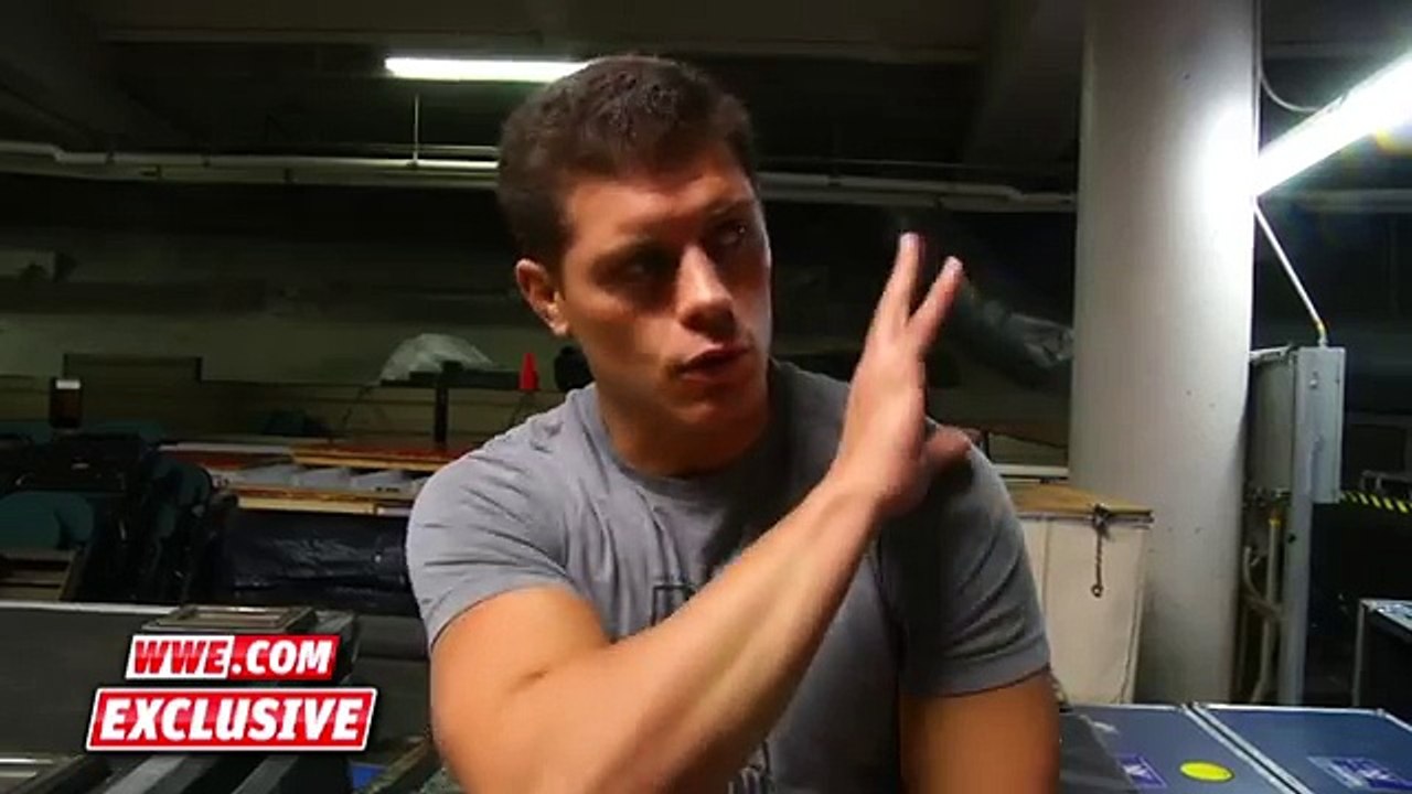 Cody Rhodes looks up to Daniel Bryan on the day of his retirement: February 8, 2016