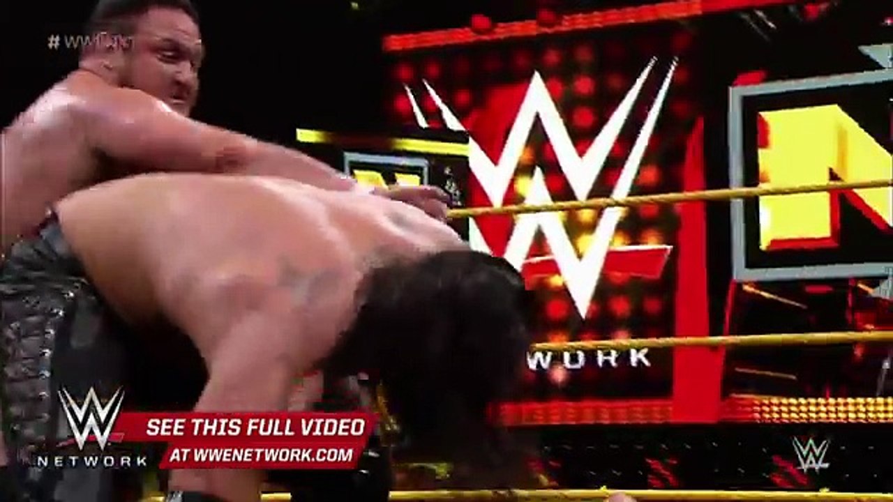 Sami Zayn vs. Baron Corbin vs. Samoa Joe – NXT Title No. 1 Contender’s Match: WWE NXT, Jan. 27, 201