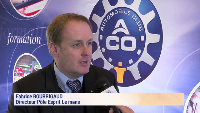Présentation des trophées ACO par Fabrice BOURRIGAUD Directeur du Pôle Esprit Le Mans