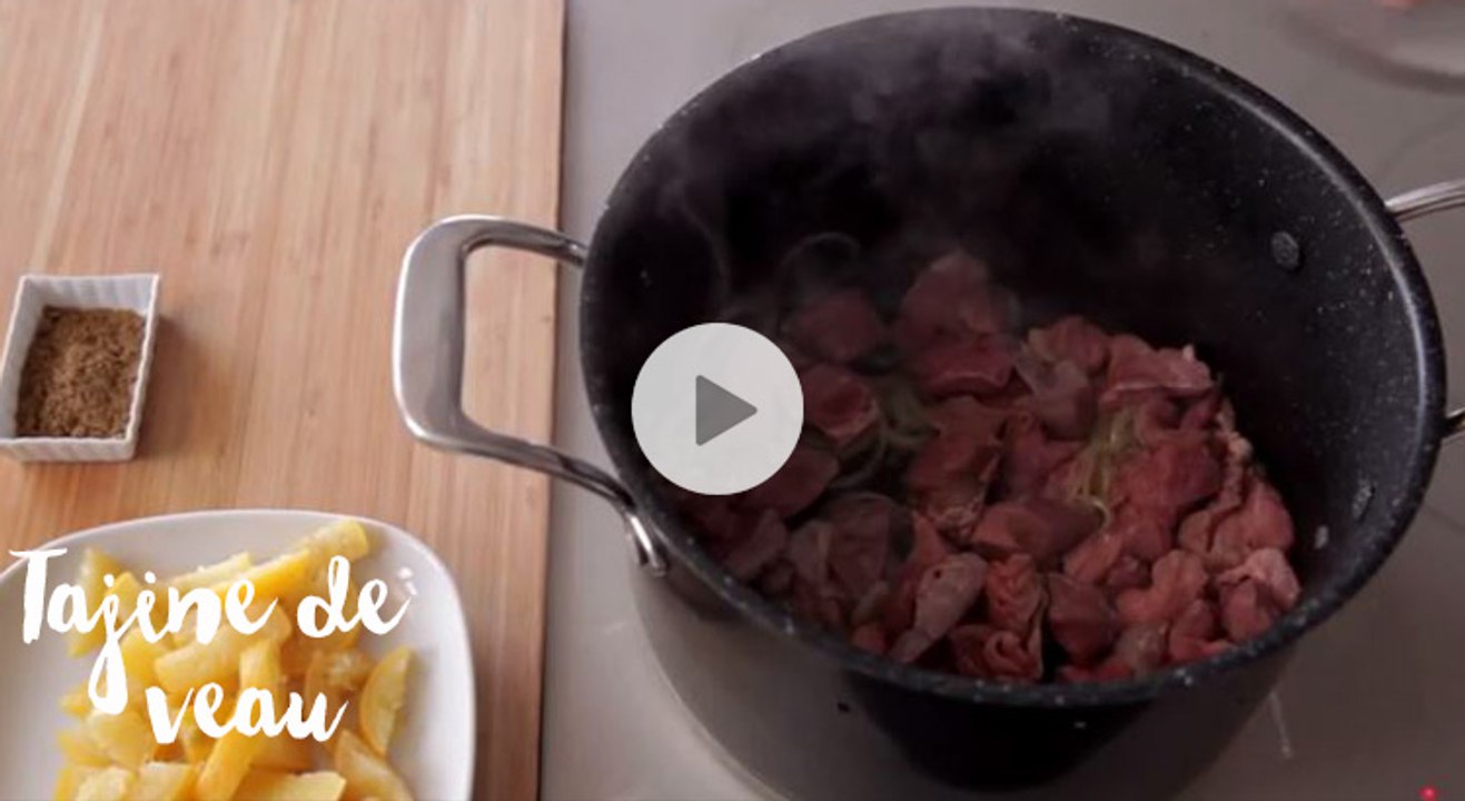 Recette d'un délicieux tajine de veau aux citrons confits - Gourmand