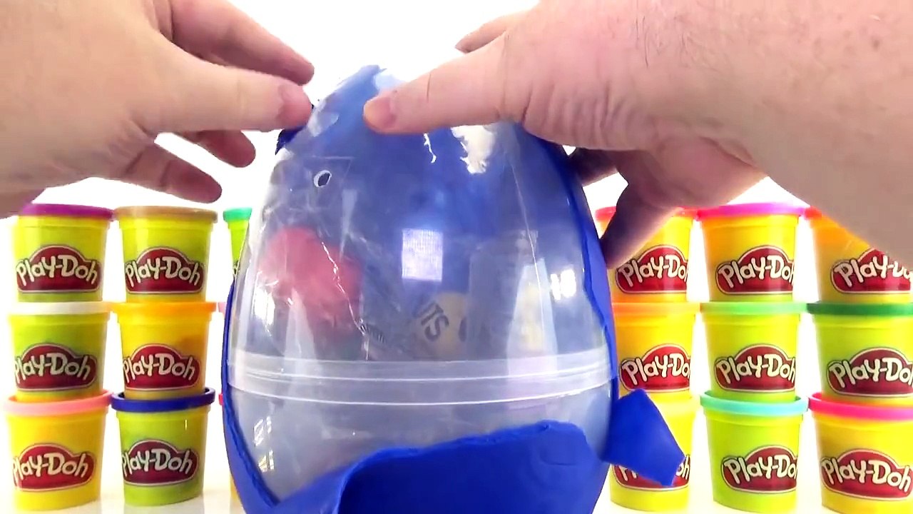 The Peanuts Movie McDonalds Happy Meal Kids Toys In A Giant Play Doh Surprise Egg
