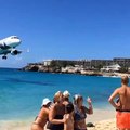 Amazing Plane landing and take-off footage at Maho Beach