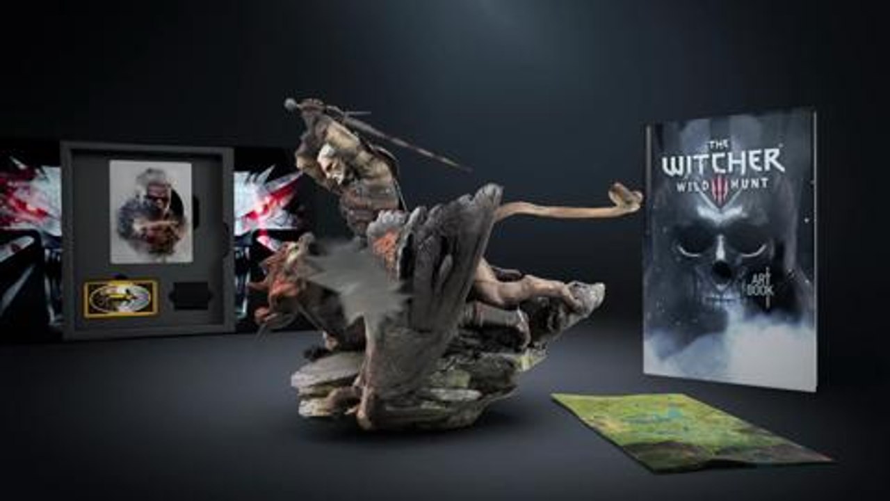 The Witcher 3- Wild Hunt Xbox One Collector's Edition Unboxing