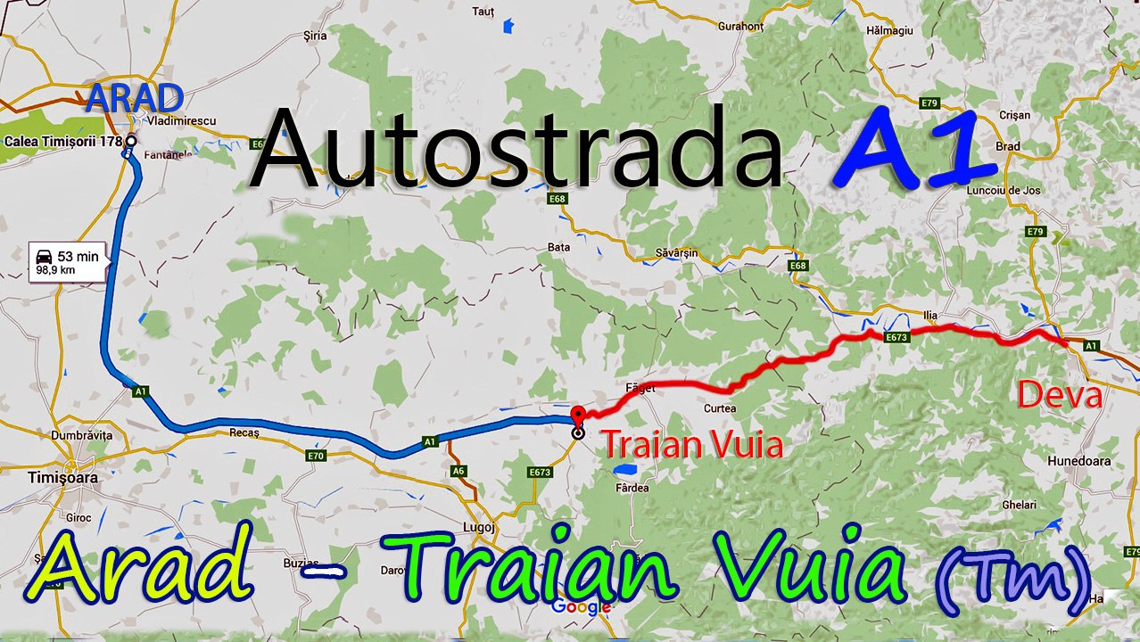 Autostrada A1 Arad-Traian Vuia (Tm) ian 2016 Sony AS200V