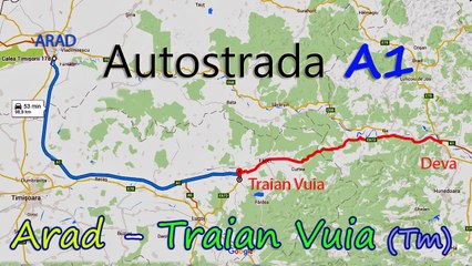 Autostrada A1 Arad-Traian Vuia (Tm) ian 2016 Sony AS200V