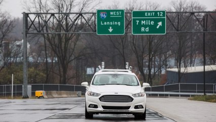 Ford Fusion Hybrid Autonomous Research Vehicle- 1st Automaker to Test Autonomous Vehicle at Mcity