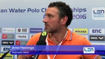 Interviews after Netherlands won by 11:10 against Greece – Women Preliminary, Belgrade 2016 European Championships