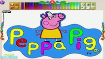 Peppa Pig Logo Coloring - Peppa Pig Coloring Pages Creative Game for Children
