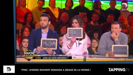 TPMS : Aymeric Bonnery demande fermement à Zinédine Zidane de se taire à propos de Benzema (vidéo)