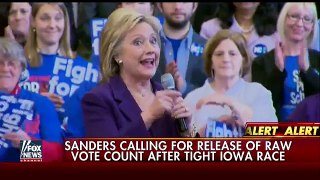 Bernie Sanders calls for release of raw Iowa vote count