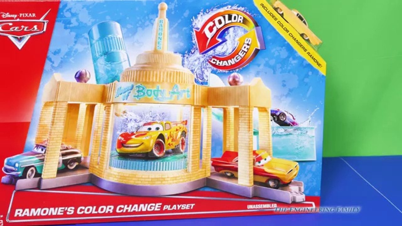 CARS Disney Pixar Cars + Nickelodeon Blaze Ramone Car Wash a Disney Cars Video Toy Review