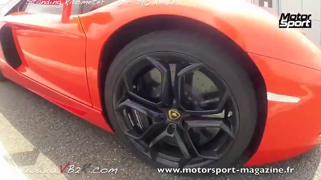 Lamborghini Aventador vai dos 0 aos 290 km/H em menos de 20 segundos!
