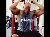 The Rock Workout Training in Budapest, Hercules Dwayne The Rock Johnson´s Turbine from Hell