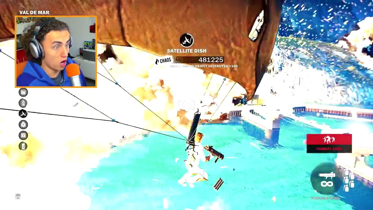 WORLDS BIGGEST EXPLOSION MOD! (Just Cause 3 Funny Moments)